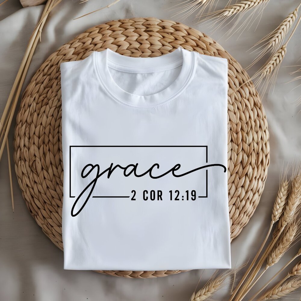 Grace 2 Cor 12:19 Graphic T-Shirt